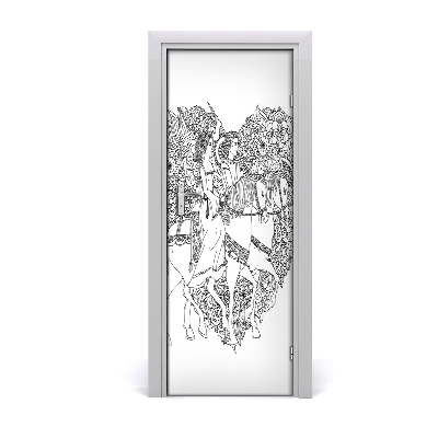 Ajtó tapéta Ló szíve szerelmes