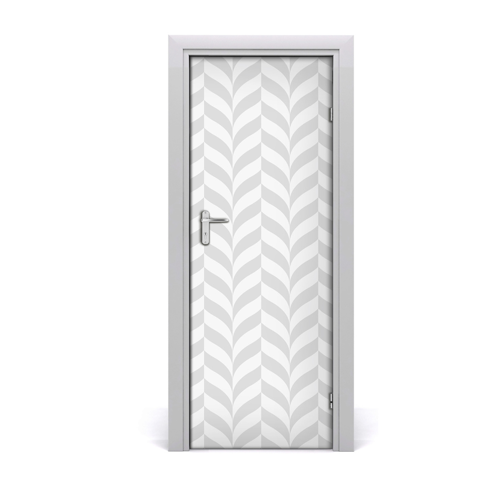 Ajtó tapéta Szürke halszálkás háttér