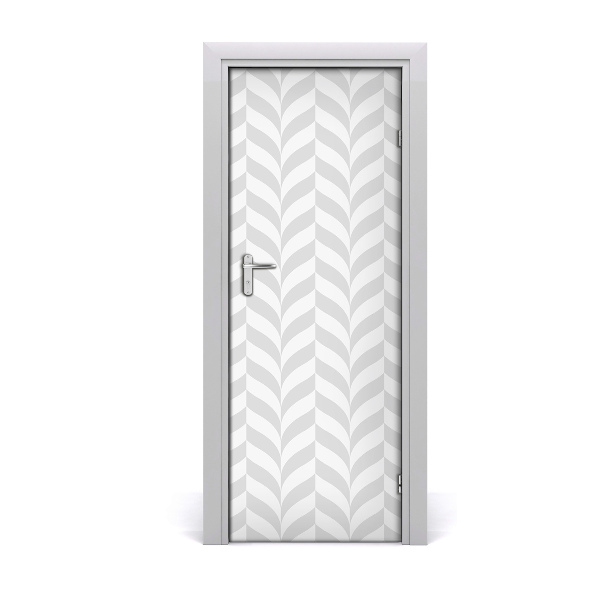 Ajtó tapéta Szürke halszálkás háttér