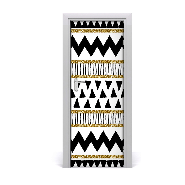 Ajtó méretű poszter Háttér etnikai minták