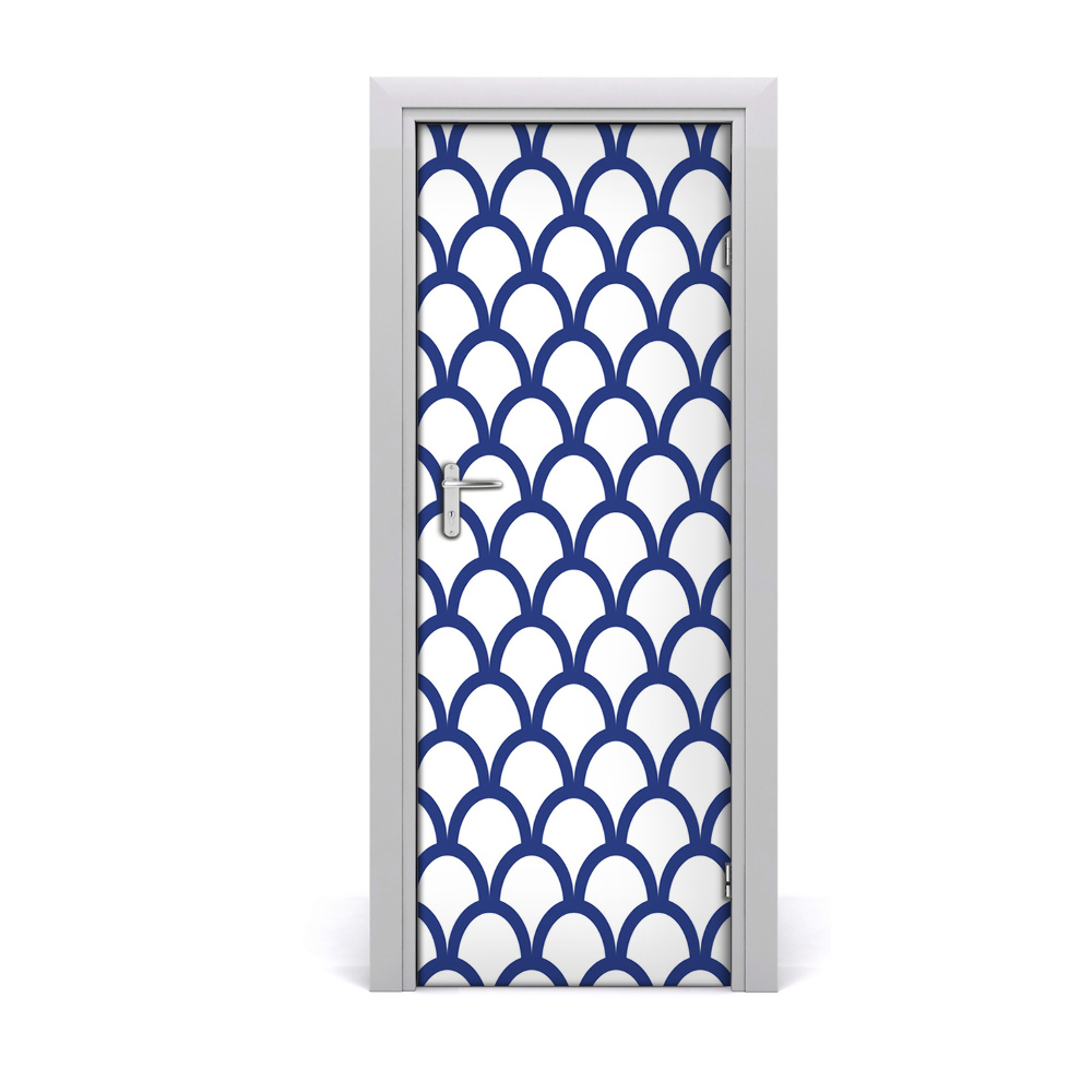 Ajtómatrica Kék skála háttér