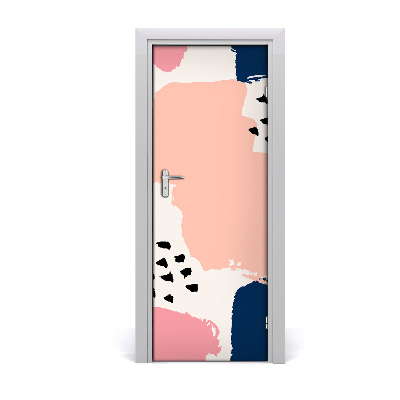 Ajtó méretű poszter Háttér színes foltok