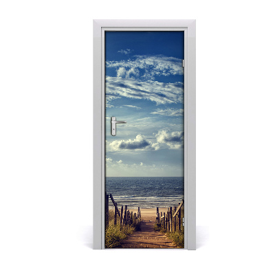 Ajtóposzter Bejárat a strandra