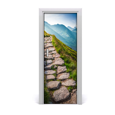 Fotótapéta ajtóra Hegyi ösvény