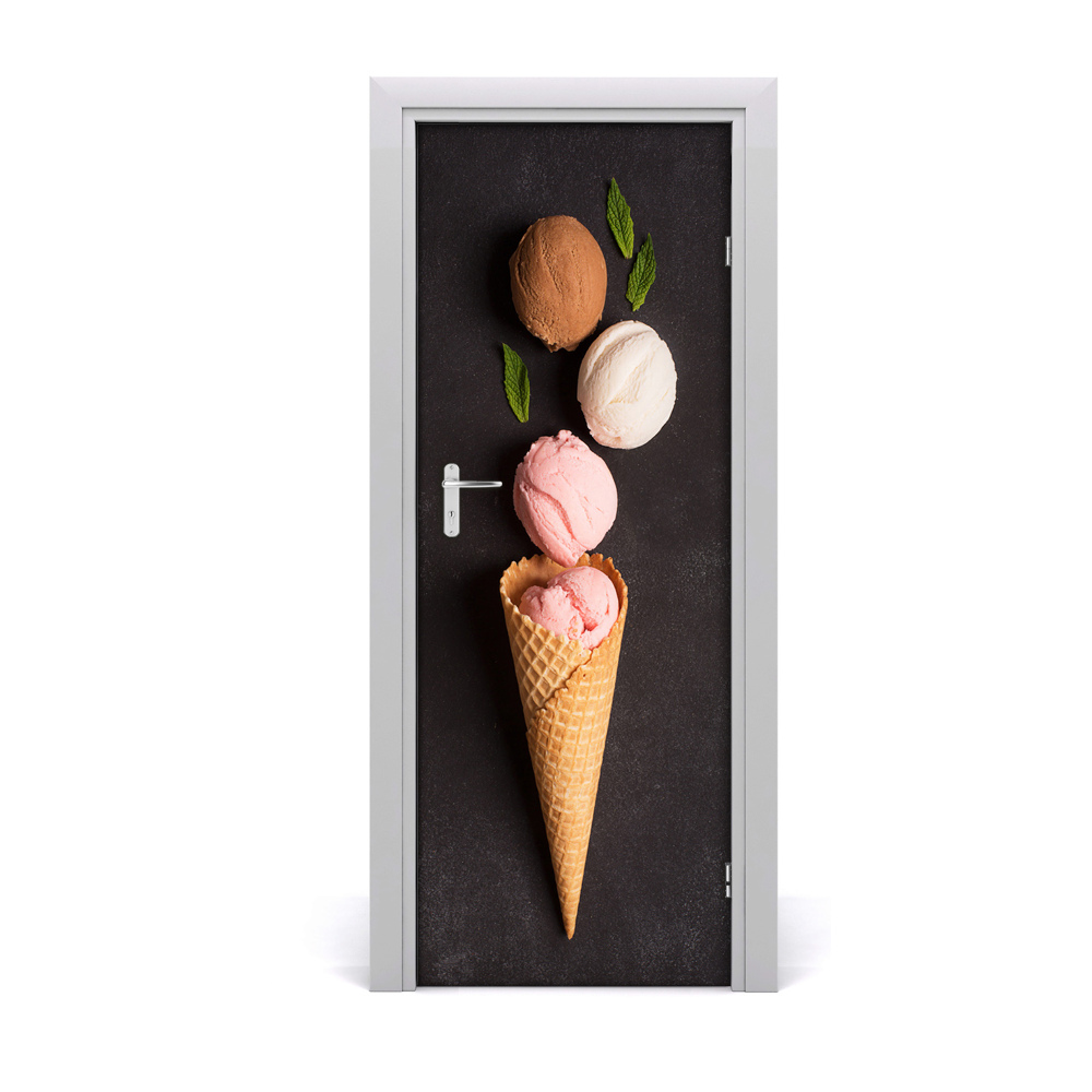 Fotótapéta ajtóra Ízletes fagylalt