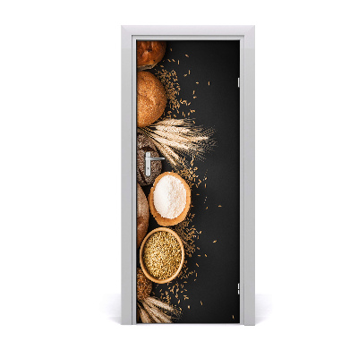 Ajtó tapéta Kenyér gabona liszt