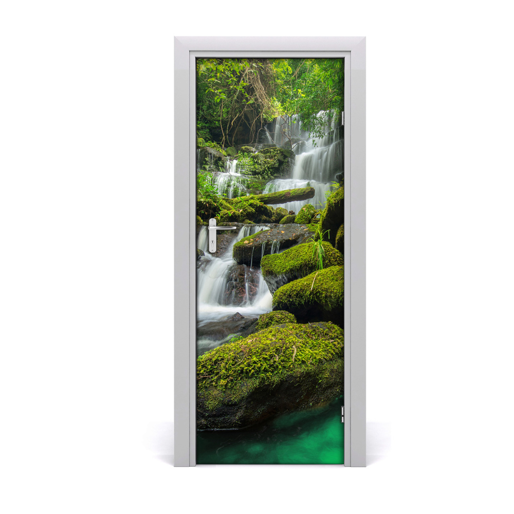 Ajtó méretű poszter Dzsungel vízesés