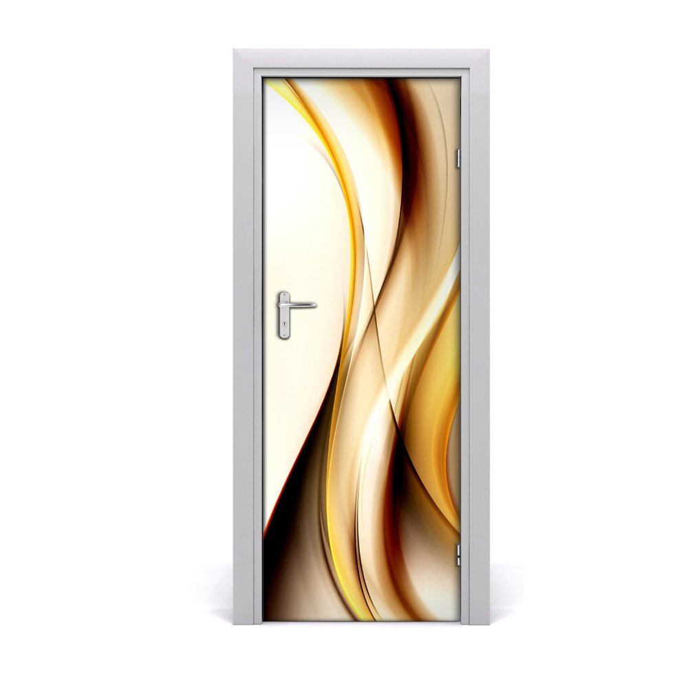Ajtó méretű poszter Arany hullám