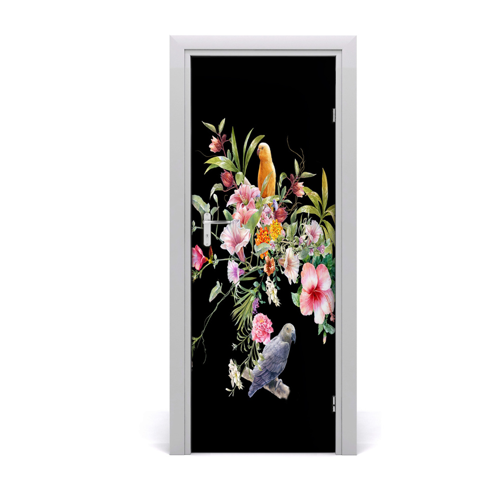 Ajtóposzter Hawaii virágok