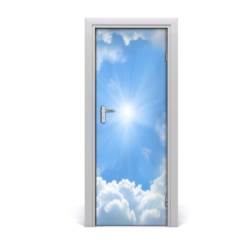 Ajtó tapéta Napos égbolt