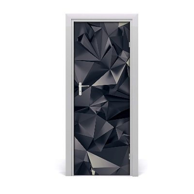 Poszter tapéta ajtóra fekete háttér