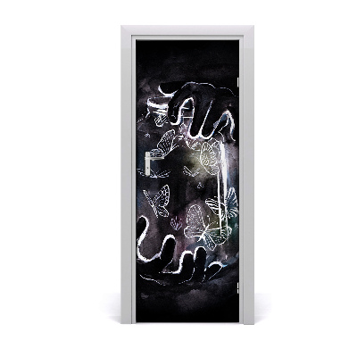 Ajtó méretű poszter Pillangók egy üvegben