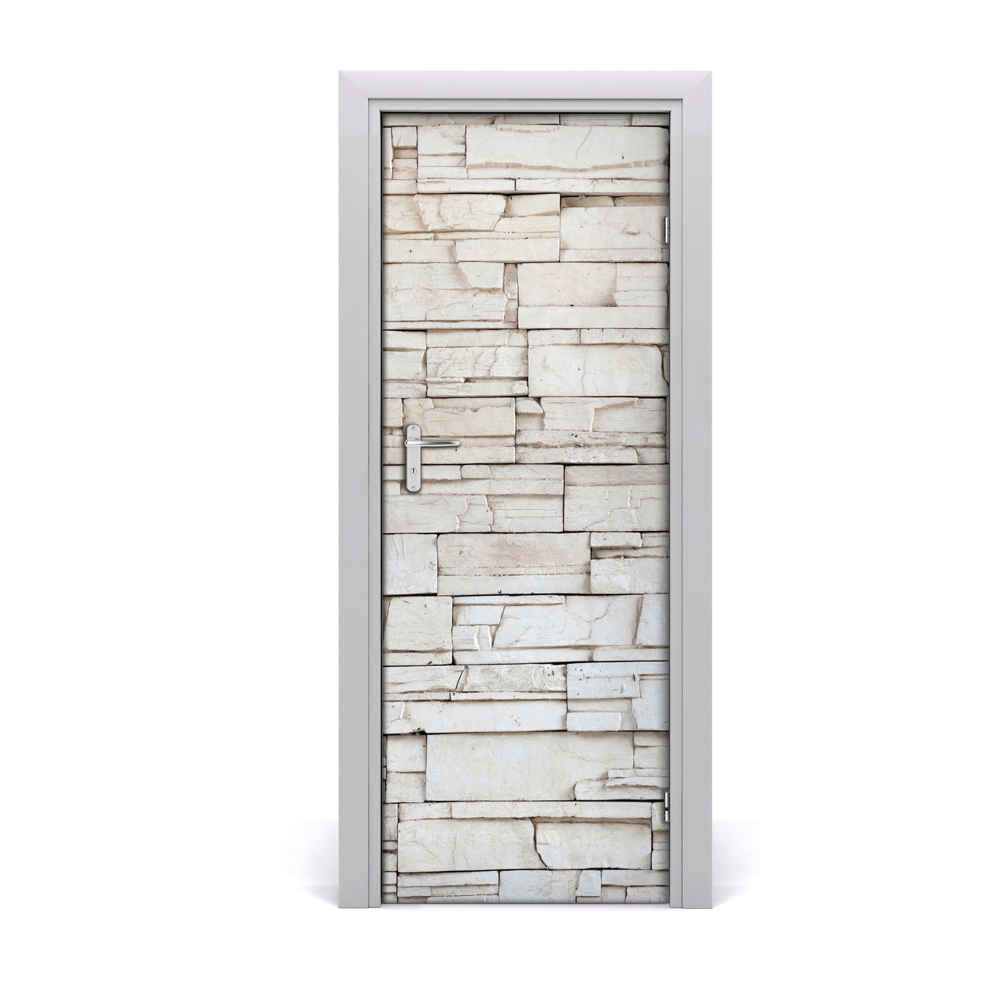 Ajtómatrica Kő fehér fal