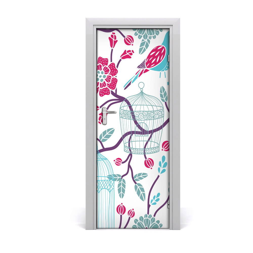 Ajtóposzter Madárketrecek