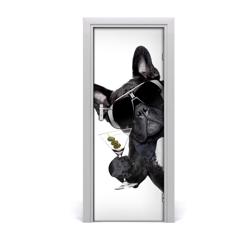 Ajtóposzter öntapadós Piez szemüveggel