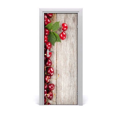 Ajtó tapéta Cseresznye az asztalon