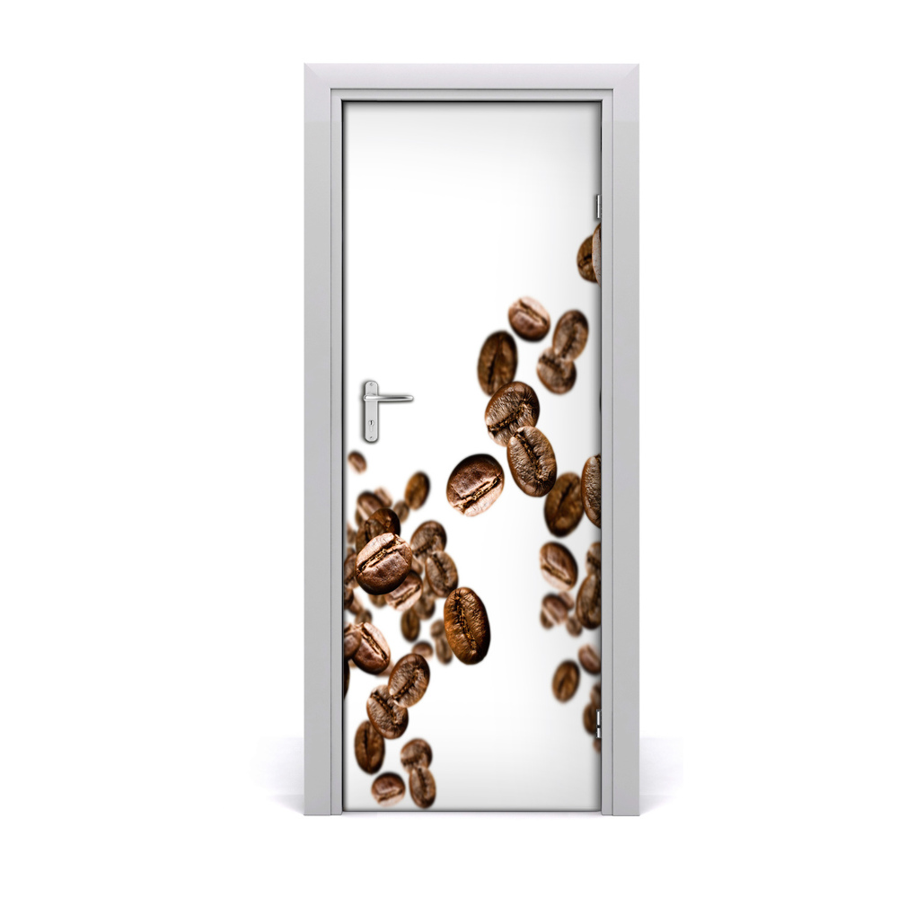 Ajtó méretű poszter Lehulló kávébab