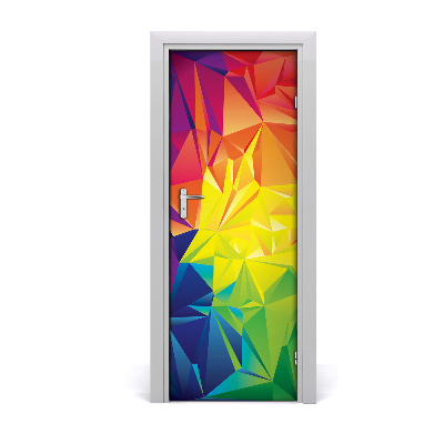 Fotótapéta ajtóra Színes háttér