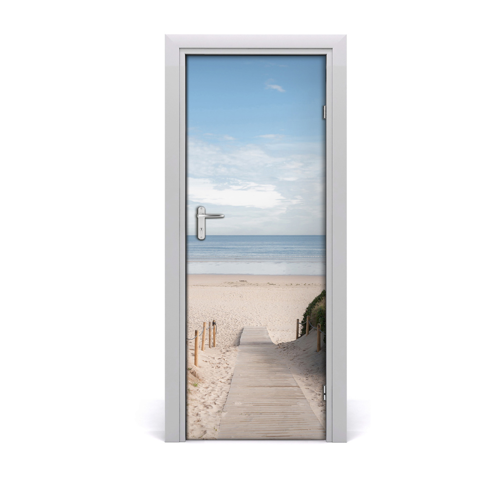 Fotótapéta ajtóra Út a tengerpartra