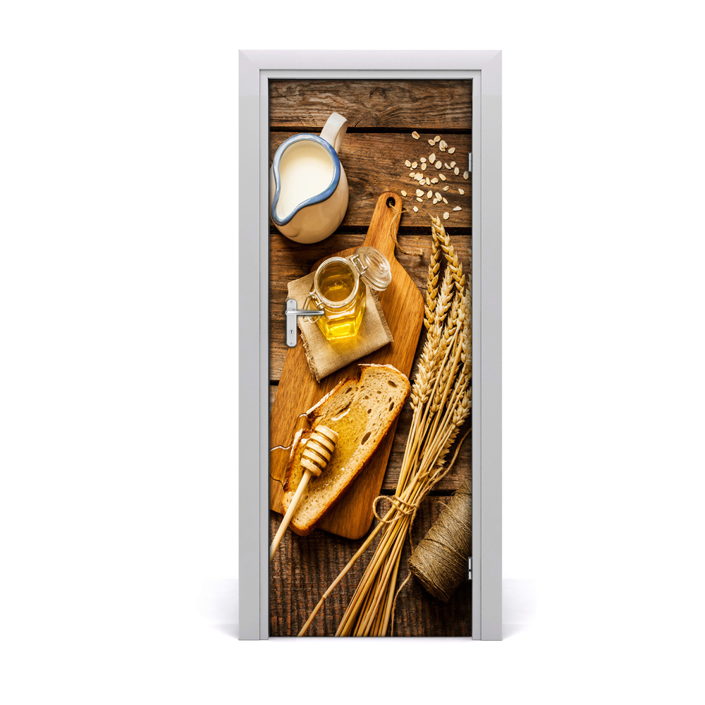 Fotótapéta ajtóra Mézes tejes gabona