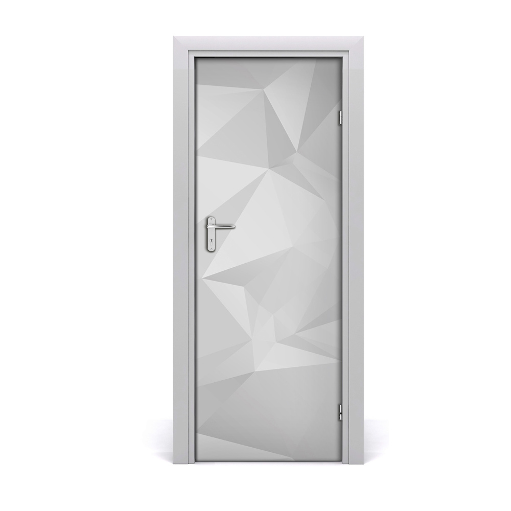 Ajtóposzter öntapadós Absztrakt háromszögek