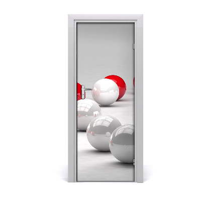 Ajtómatrica Piros és fehér golyók