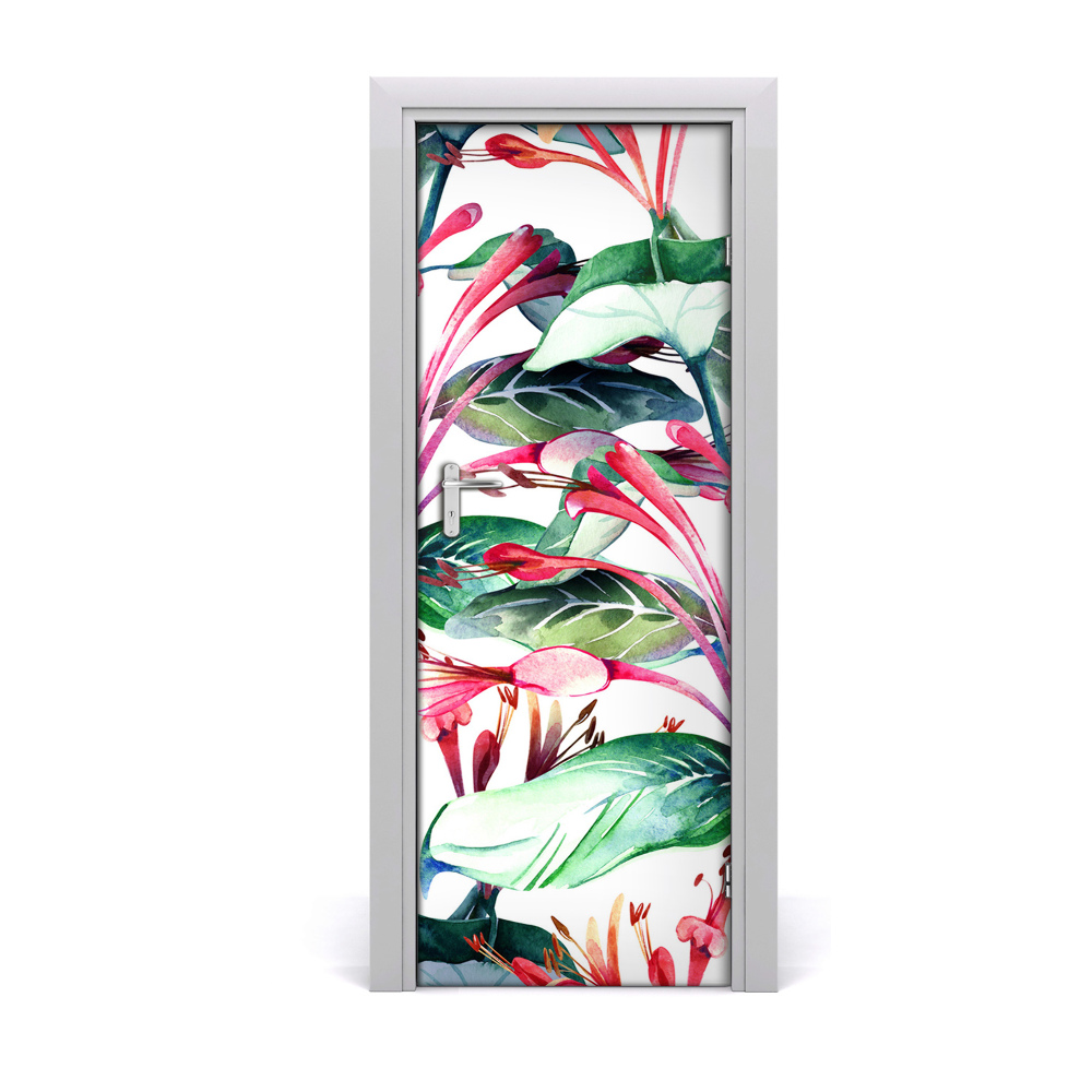 Ajtóposzter Vörös Lonicera