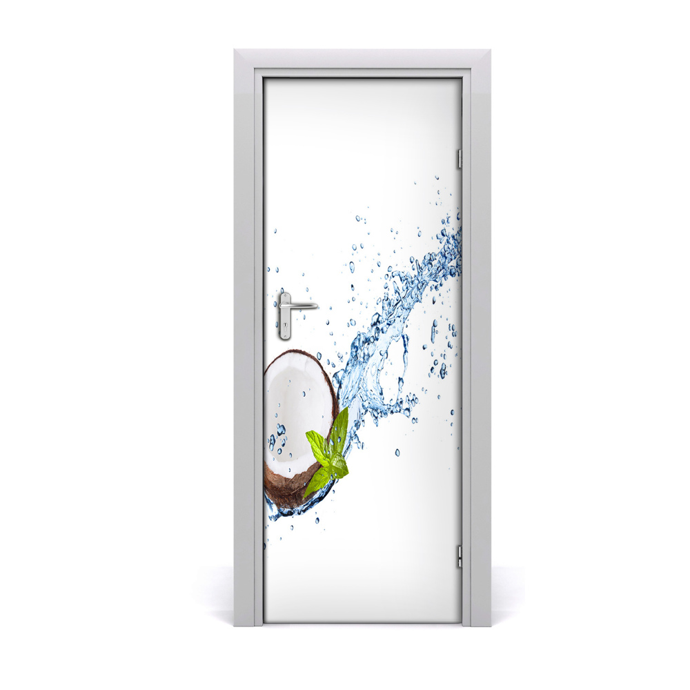 Poszter tapéta ajtóra Kókusz vízzel