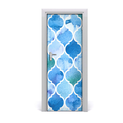 Ajtó tapéta Marokkói kék háttér