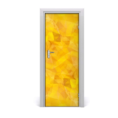 Ajtóposzter öntapadós Absztrakt háromszögek