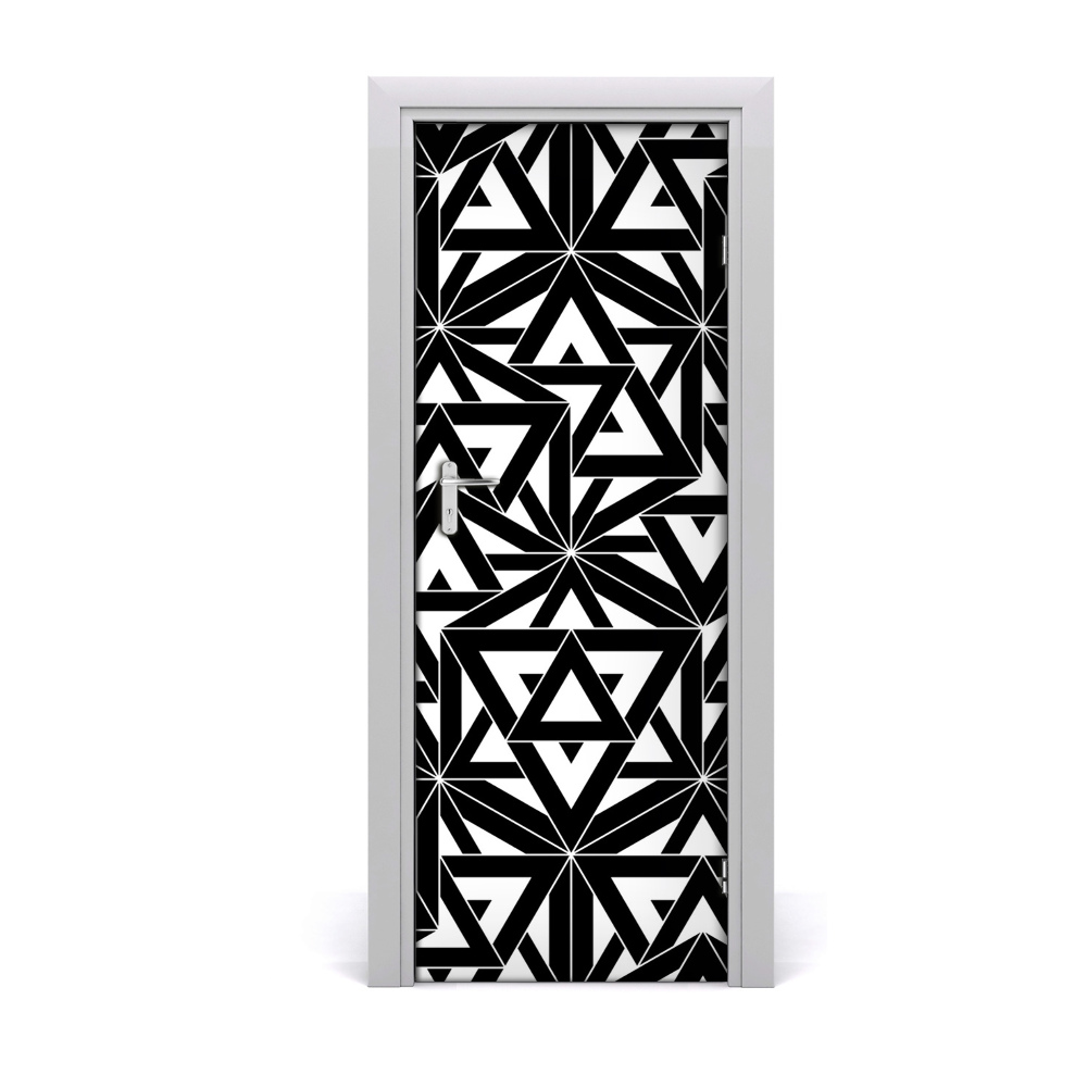 Ajtómatrica Háttér fekete háromszögek