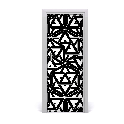 Ajtómatrica Háttér fekete háromszögek