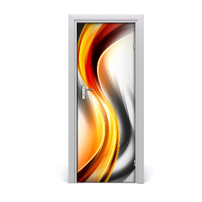 Ajtóposzter Absztrakt hullámok