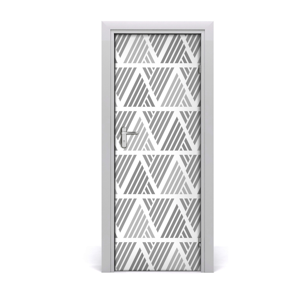 Ajtó tapéta Geometriai háromszögek háttér
