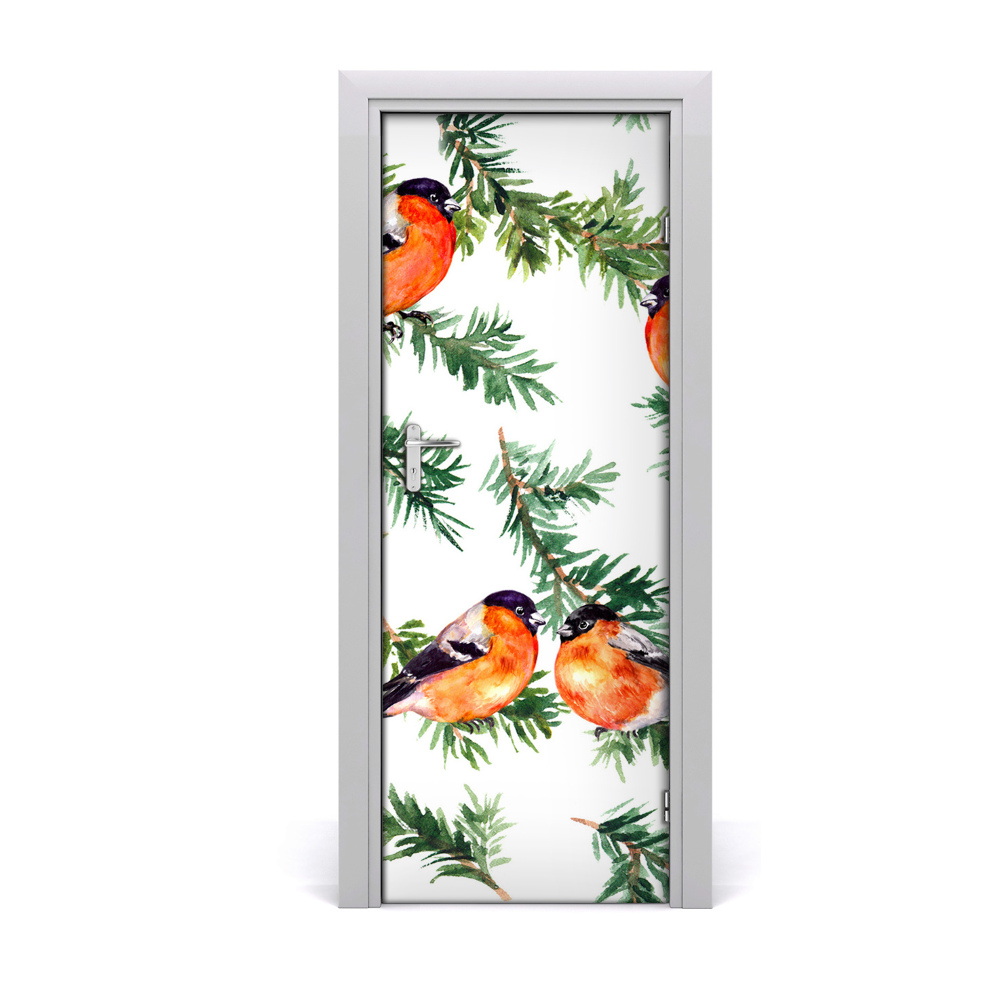 Fotótapéta ajtóra Madarak ágai