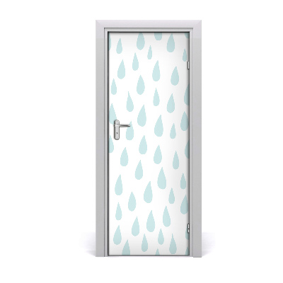 Ajtó méretű poszter Vízcseppek