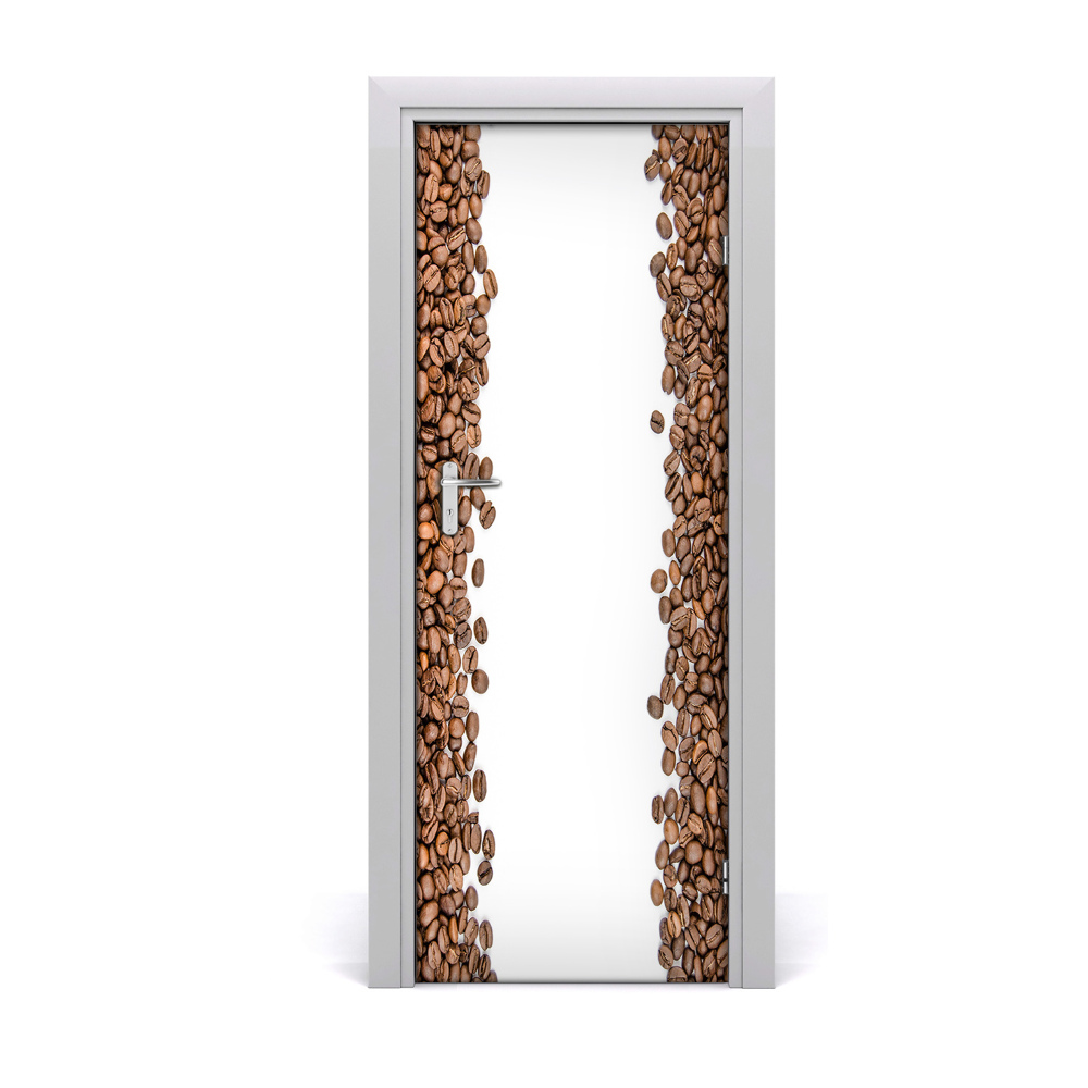 Poszter tapéta ajtóra Kávébab