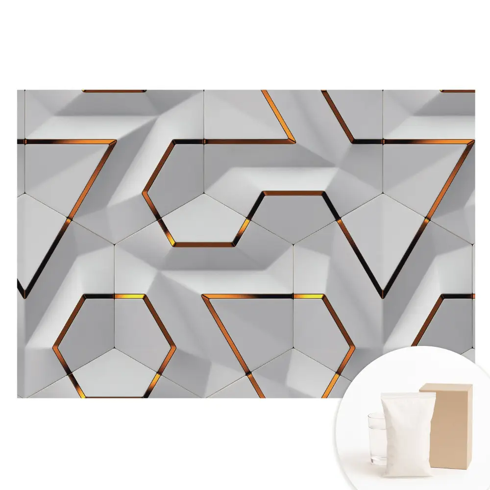 Modern geometrikus mintázatú nem szőtt tapéta