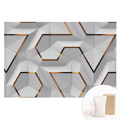 Modern geometrikus mintázatú nem szőtt tapéta