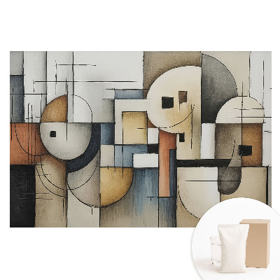 Nem szőtt fotótapéta absztrakt geometriai formákkal