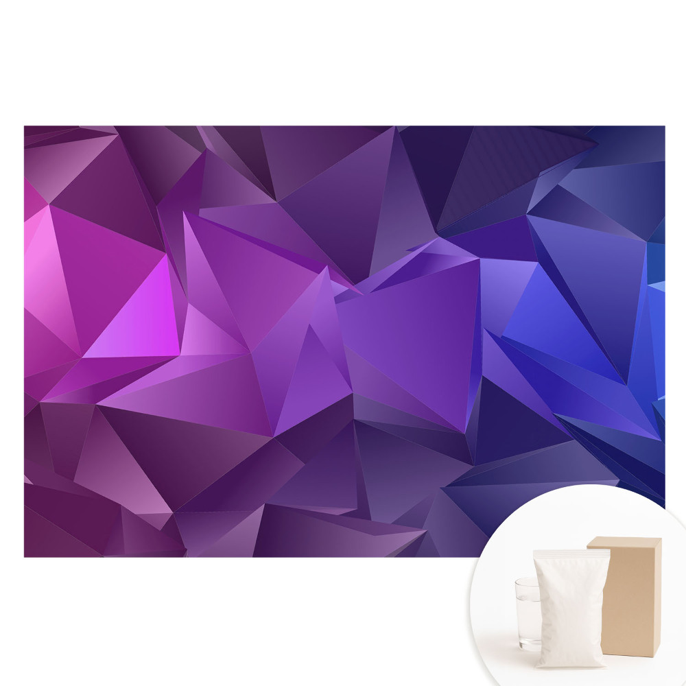 Nem szőtt tapéta nyomtatással Színes geometriai minták