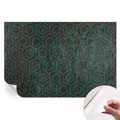 Modern geometrikus mintás fotótapéta nappaliba