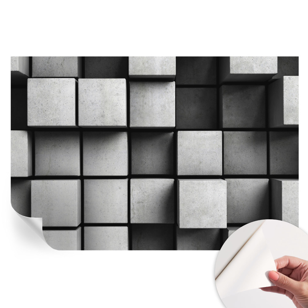 Öntapadós fotótapéta Geometriai kockák