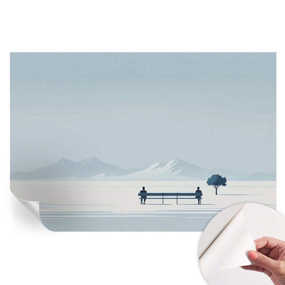 Modern fotótapéta a nappaliba Minimalista tájkép