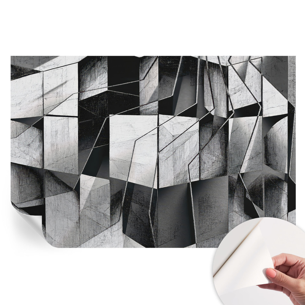 Modern geometriai absztrakció fotótapéta nappaliba