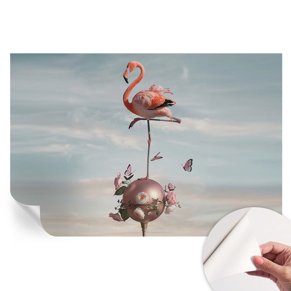 Öntapadós fotótapéta Elegáns flamingó