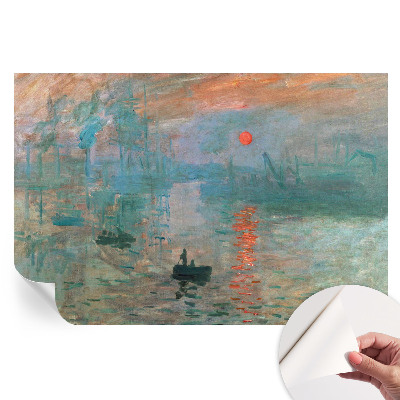 Kikötői táj mintás öntapadós tapéta nappaliba