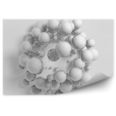 Öntapadós fotótapéta Fehér és szürke golyók