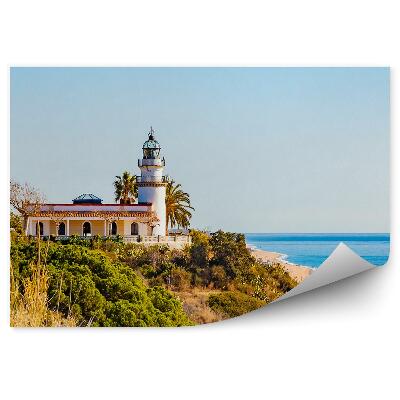 Poszter tapéta Világítótorony tengerpart Földközi-tenger