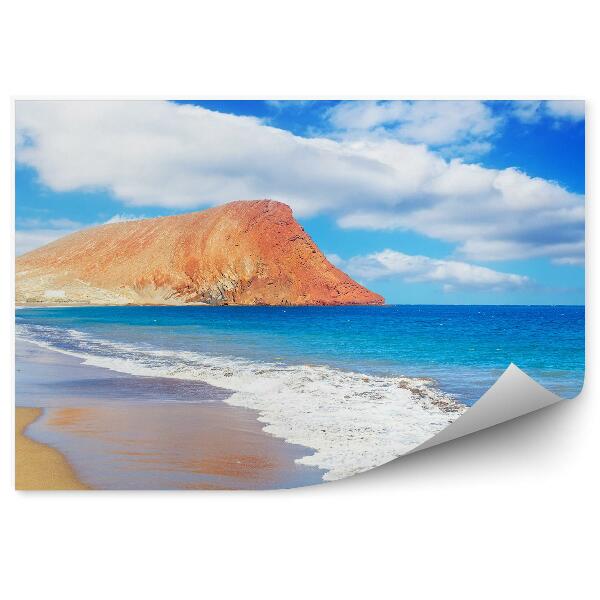 Poszter tapéta óceán tengerpart sziklák ég felhők Tenerife